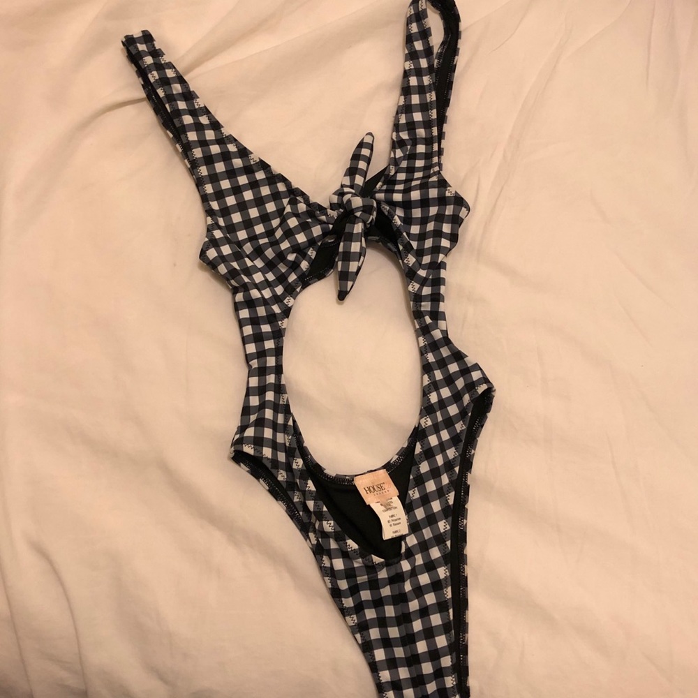 House of CB Gingham One Piece Swimsuit